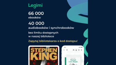 Baner - legii 66000 ebooków i 40000 audiobooków i synchrobooków.