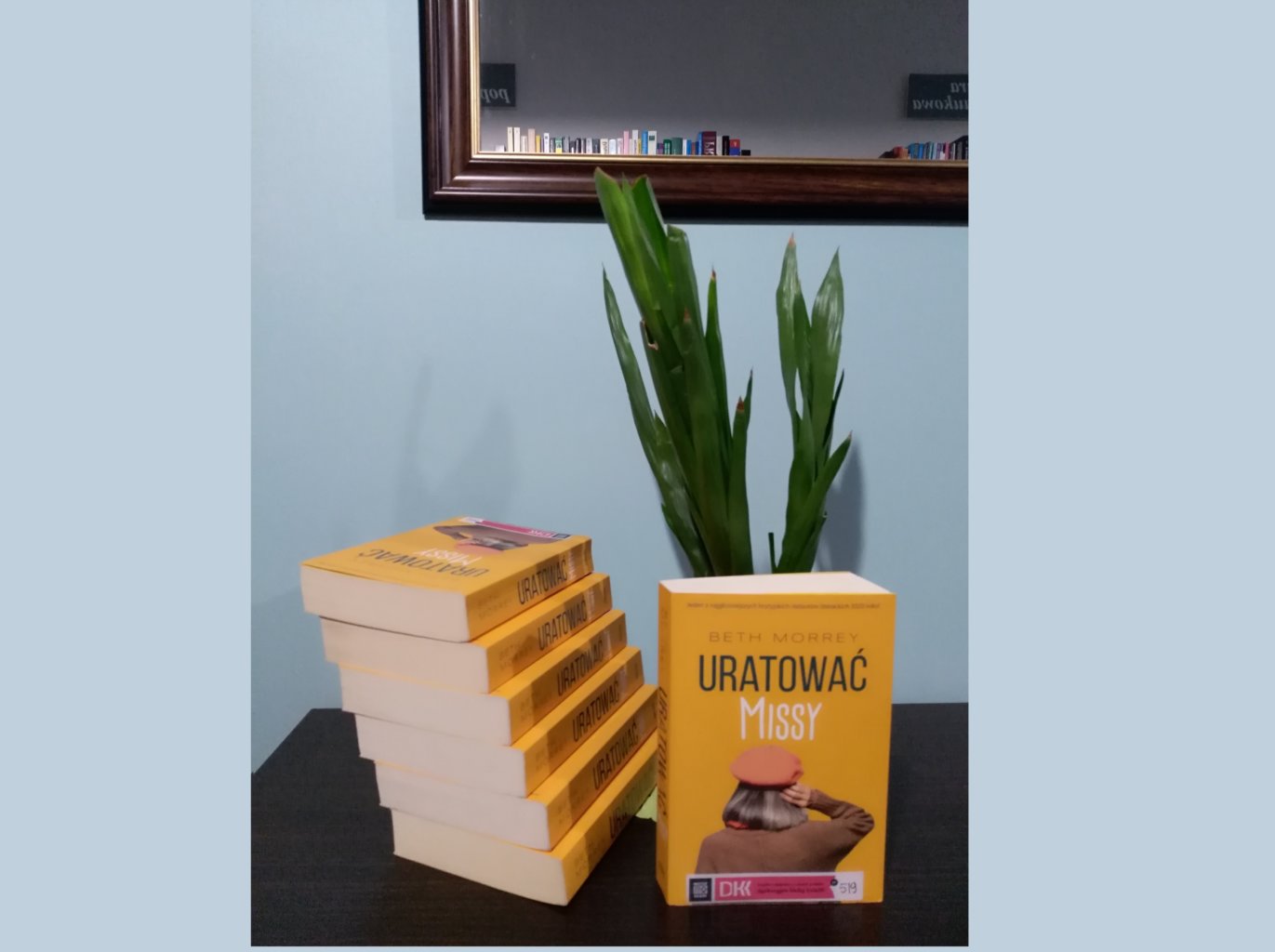 Stos kksiążek Uratować Missy autorstwa Beth Morrey.