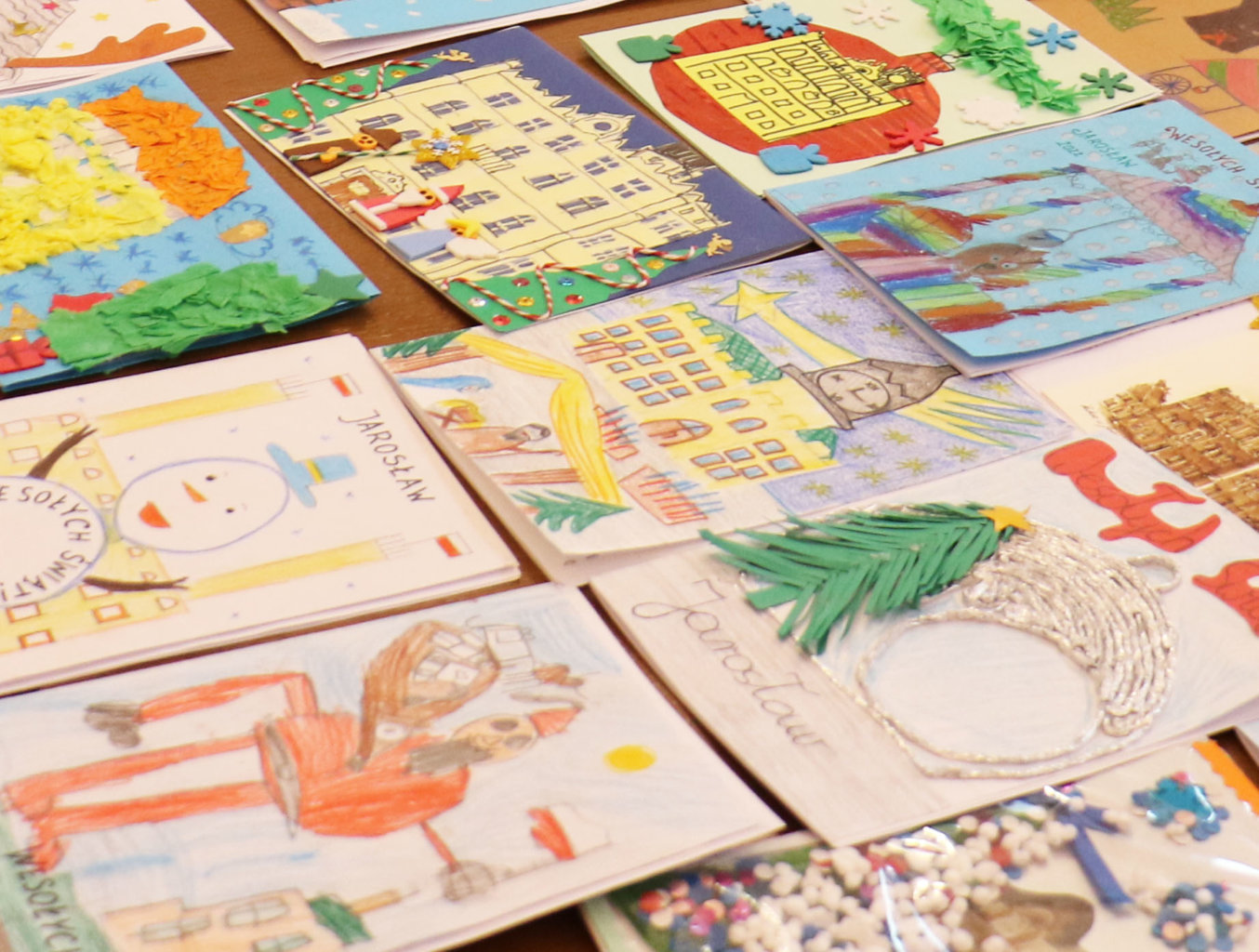 kartki świąteczne z motywem Jarosławia.