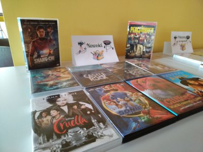 Nowości na majówkę. Filmy i bajki na płytach DVD do wypożyczenia.
