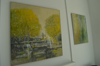 Pejzaż w odcieniach żółci - ekspozycja malarstwa autorki Ludwiki Koczut