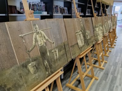 Wystawa deskalia Arkadiusza Andrejkowa - Sammarytanie z Markowej.